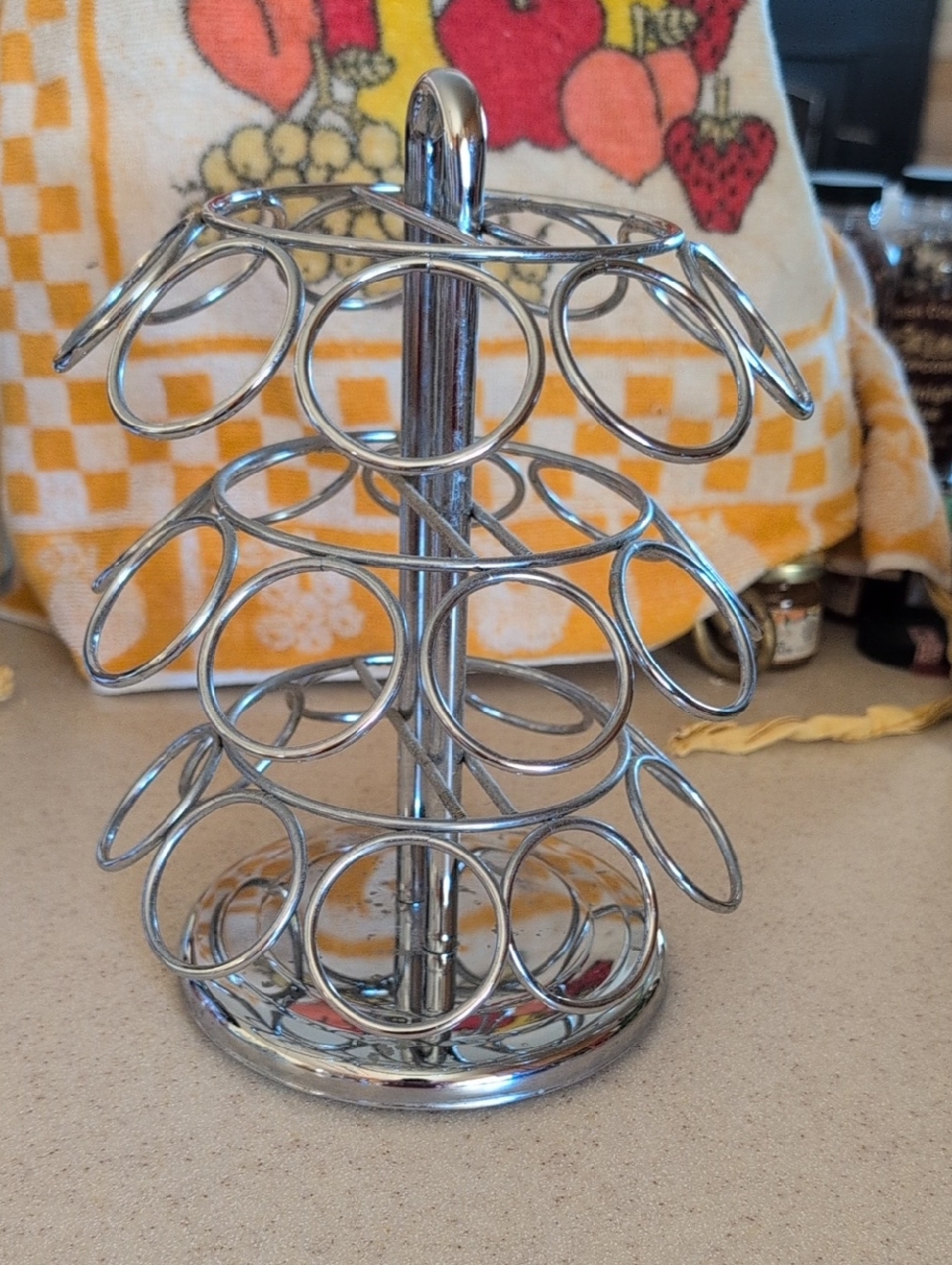 Chrome Keurig Cup Capsule/Pod Coffee Pod Holder Carousel
